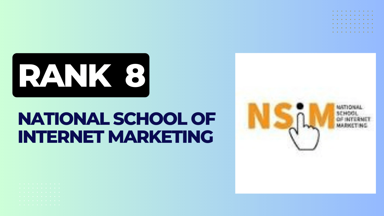 rank 8 NSIM Digital marketing institute in south extension delhi featured image