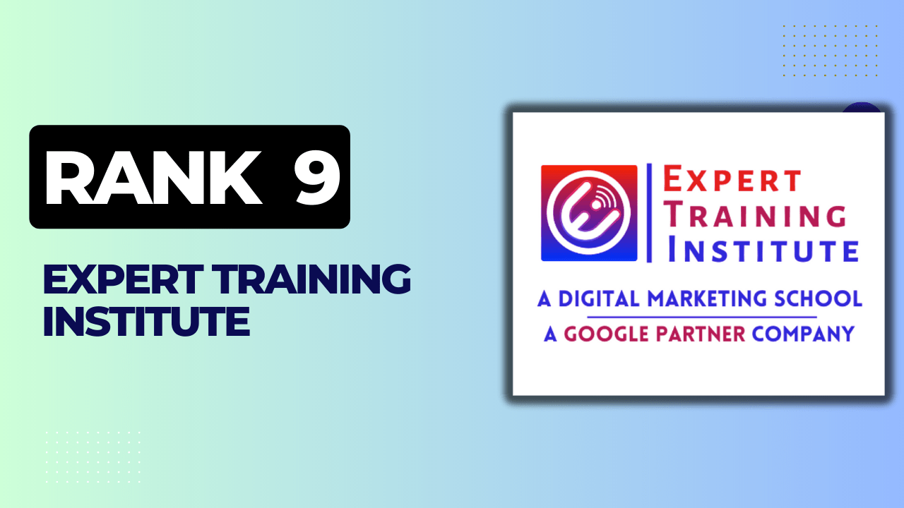 rank 9 Expert training institute rohini delhi featured image