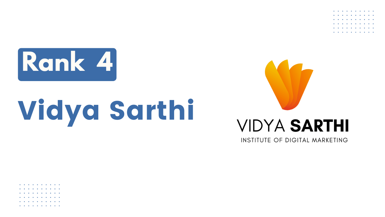 Vidya Sarthi Rank 4 Digital Marketing Course in Saket